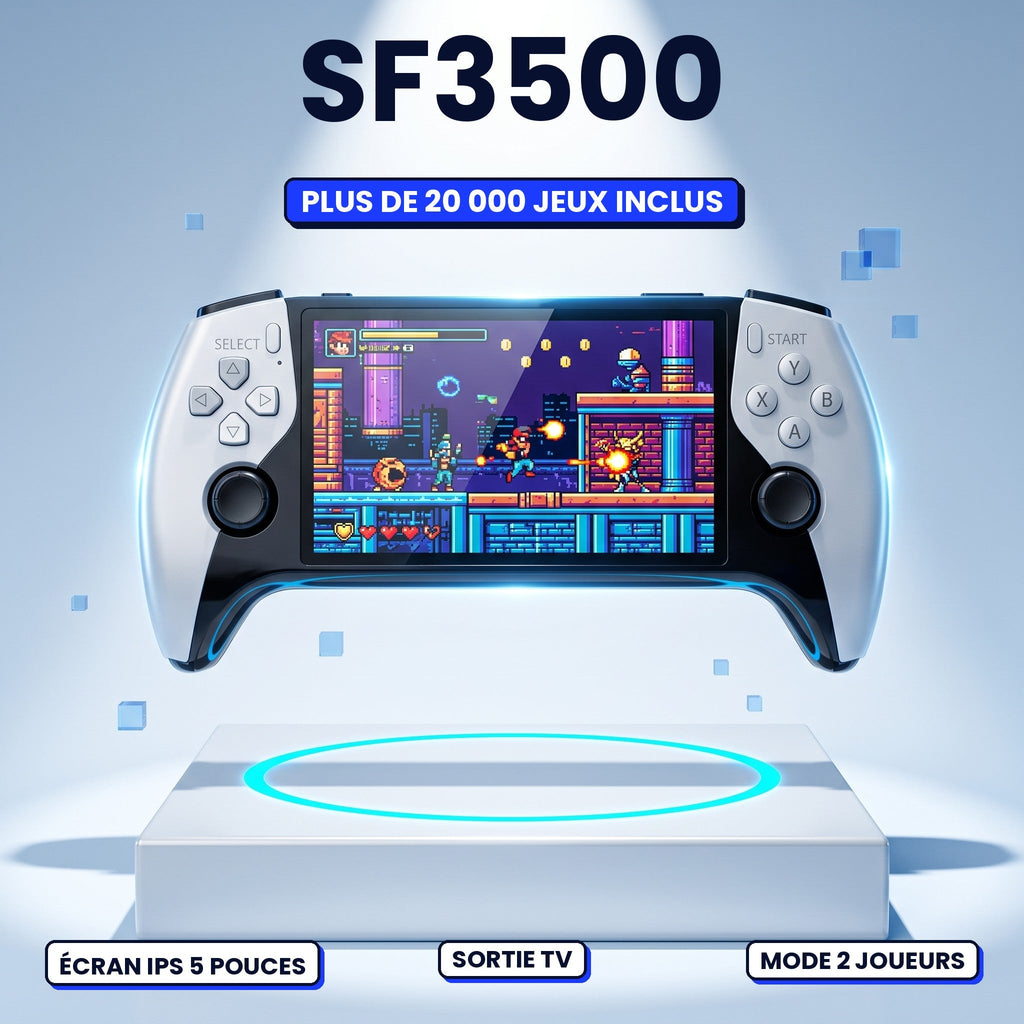 Console portable SF3500, plus de 20 000 jeux inclus