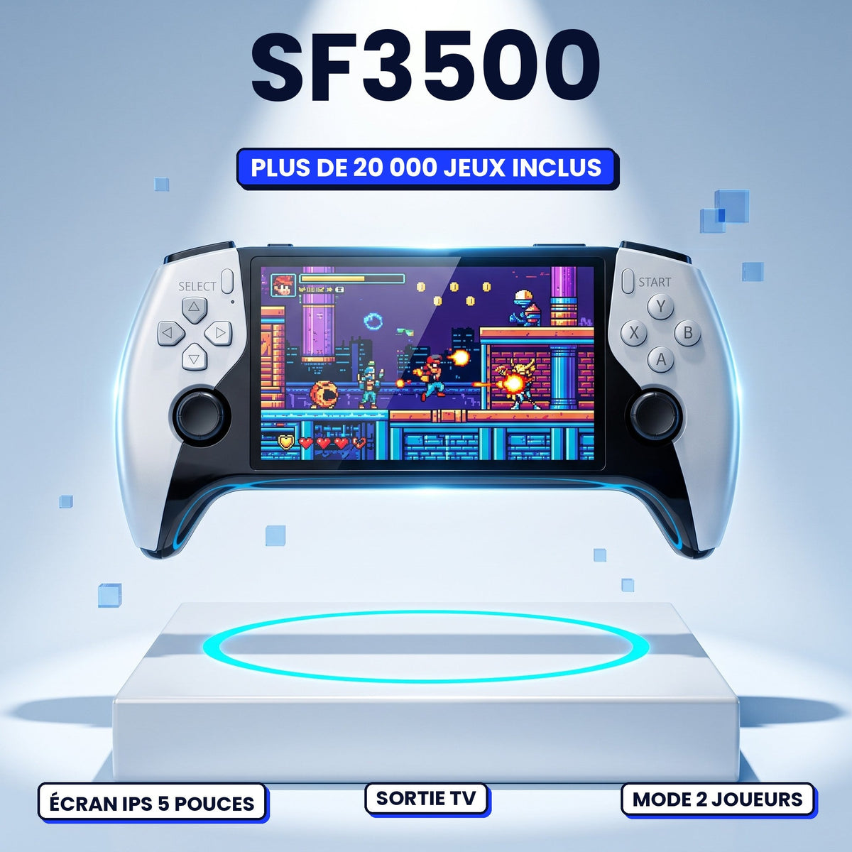Console portable SF3500, plus de 20 000 jeux inclus